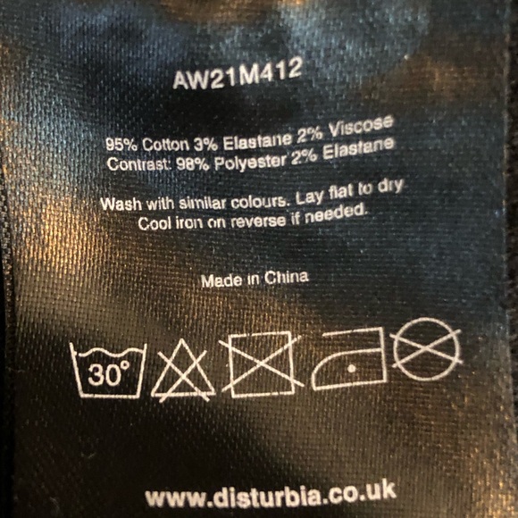 DISTURBIA Pipistrelle gothic flared bat corduroy pants US6 - Picture 9 of 10